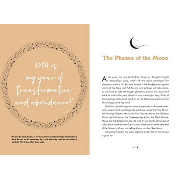 Moonology Diary 2024 for Self-Discovery and Rituals