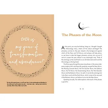 Moonology Diary 2024 for Self-Discovery and Rituals
