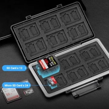 Versatile 36 Slots Memory Card Case | Compact & Protective