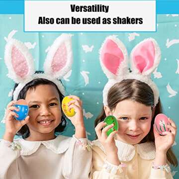 LHYCS Colorful Wooden Percussion Eggs for Kids