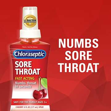 Chloraseptic Sore Throat Spray, Cherry Flavor, 6 fl oz