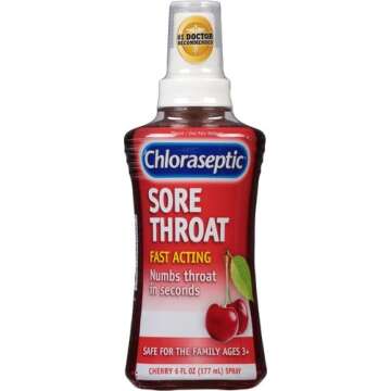 Chloraseptic Sore Throat Spray, Cherry Flavor, 6 fl oz