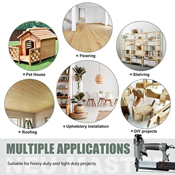 NEU MASTER Pneumatic Brad Nailer - Versatile 2-in-1 Tool