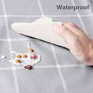 Womumon Washable Baby Splat Mat for Easy Cleanup