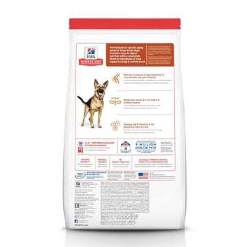 Hill's Science Diet Adult 6+ Chicken Meal Barley & Brown Rice Recipe Large Breed Dry Dog Food 33 lbs...