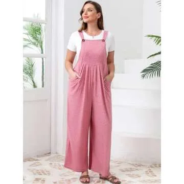 TAKEYAL Plus Size Jumpsuit - Comfortable & Stylish