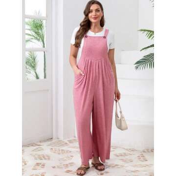 TAKEYAL Plus Size Jumpsuit - Comfortable & Stylish