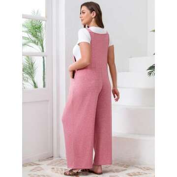 TAKEYAL Plus Size Jumpsuit - Comfortable & Stylish