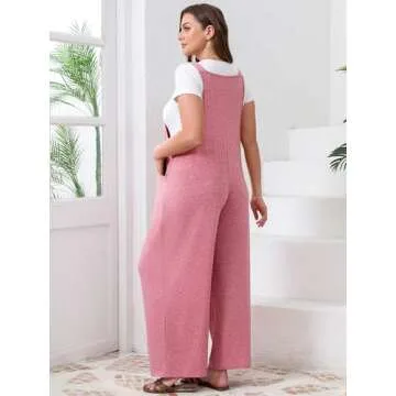 TAKEYAL Plus Size Jumpsuit - Comfortable & Stylish