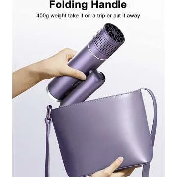 7MAGIC Foldable Ionic Hair Dryer for Travel