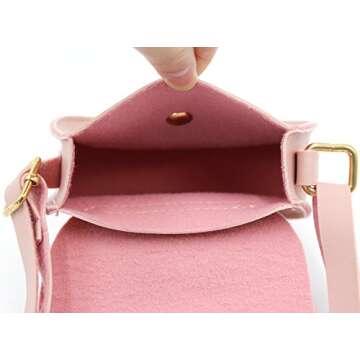 JUMISEE Stylish Toddler Mini Crossbody Purse with Tassel