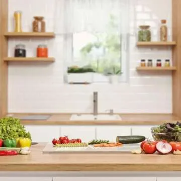 Durable Tempered Glass Cutting Board for Effortless Cooking