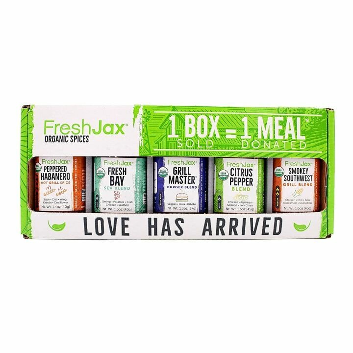 FreshJax Grilling Spice Gift Set - 5 Unique Flavors