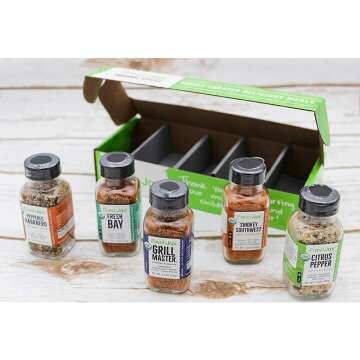 FreshJax Grilling Spice Gift Set - 5 Unique Flavors