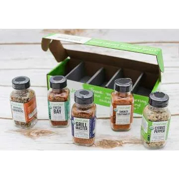 FreshJax Grilling Spice Gift Set - 5 Unique Flavors