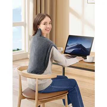 Electric Heating Pad for Neck and Shoulders - 6 Settings