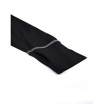 Misswor Casual Hoodies for Women Pullover,Misses Athletic Exercise Sports Shirts Long Sleeve Cute Tunics Yoga Active Lightweight Tops Rapidry Wicking Hiking Jogging Jersey Fall Apparel Black Large