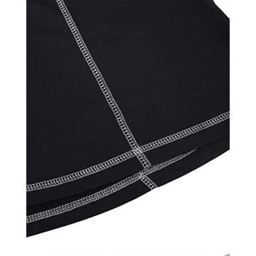 Misswor Casual Hoodies for Women Pullover,Misses Athletic Exercise Sports Shirts Long Sleeve Cute Tunics Yoga Active Lightweight Tops Rapidry Wicking Hiking Jogging Jersey Fall Apparel Black Large