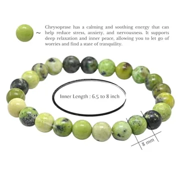 Amazing Chrysoprase Healing Crystal Bracelet for All