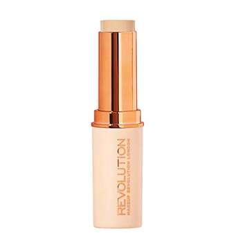 Makeup Revolution Fast Base Stick Foundation, Contour & Highlight, Flawless Skin & Matte Finish, F3 ...