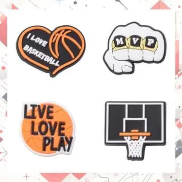JINHCHIF Basketball Shoe Charms for Kids & Teens