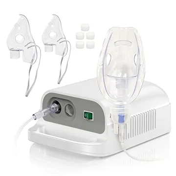 Portable Nebulizer for Adults Kids - Mini Handheld Nebulizer with Mouthpiece & Masks