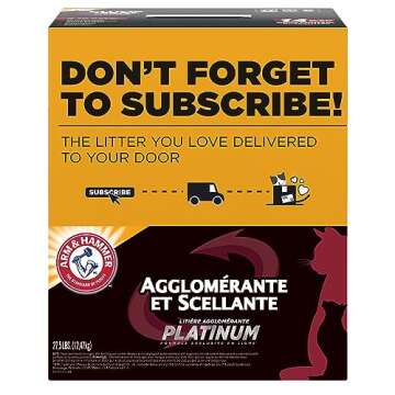 ARM & HAMMER Clump & Seal Platinum Cat Litter, Multi-Cat, 40 lbs (Pack of 1)
