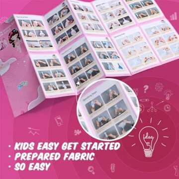 Skirfy Fashion Designer Kits for Girls Ages 8-12 with 5 Mannequins,Girls Toy,Accessories,DIY Art and Craft Kits for Kids,Dress Design Craft Making Kit Gift for Kids Birthday Teen Girl Gifts Stuff