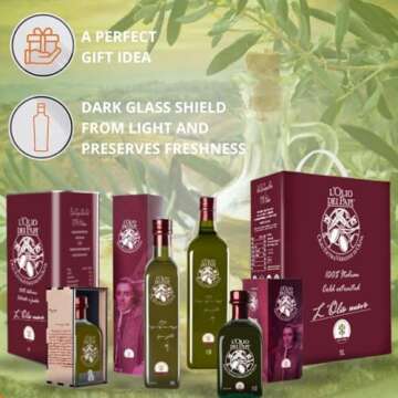 L'Olio dei Papi 100% Italian Extra Virgin Olive Oil cold extracted produced from the centuries-old olive groves of the ancient lands of the Popes 0,25 LT (wooden box)