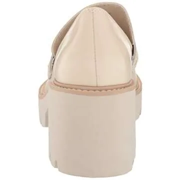 Dolce Vita Women's Halona Mule, Ivory Leather, 8.5