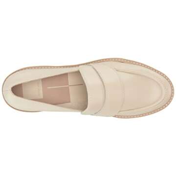 Dolce Vita Women's Halona Mule, Ivory Leather, 8.5