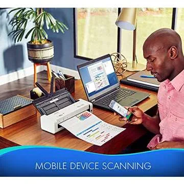 Brother ADS-1250W Wireless Portable Desktop Scanner