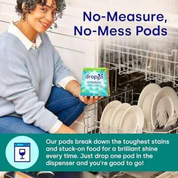 Dropps UltraWash Dishwasher Pods for Sparkling Dishes