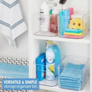 STORi Bliss Clear Pantry Organizer Bin for Home Storage