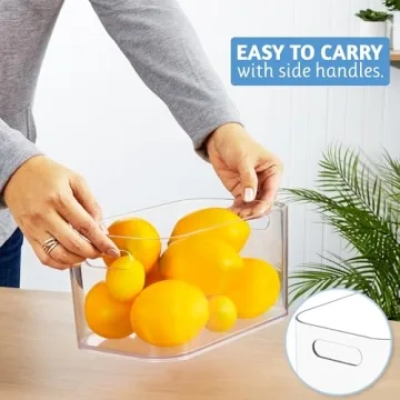 STORi Bliss Clear Pantry Organizer Bin for Home Storage