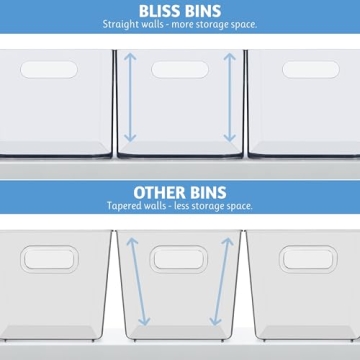 STORi Bliss Clear Pantry Organizer Bin for Home Storage