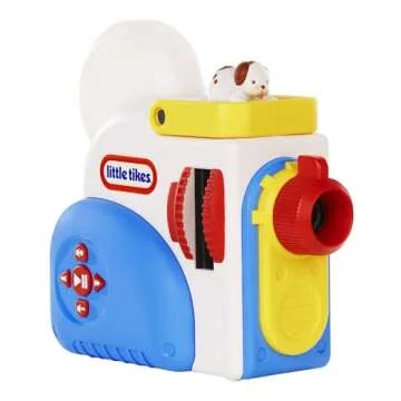 little tikes Story Dream Machine Starter Pack with 3 Classic Fairytale Stories - Light, Sound, and Audio Projector for Kids - Includes 3 Stories and 1 Character - for Kids Ages 3+ Years