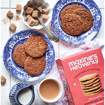 Maxine's Heavenly Crispy Cinnamon Cookies | Low Carb, Low Sugar, Vegan Snacks, Plant Based Snack, Ko...