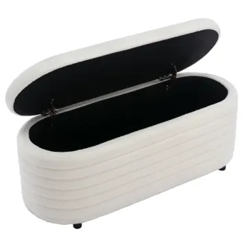 chairus Storage Bench Stylish Ottoman for Home Décor