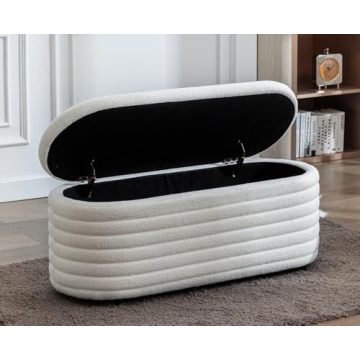 chairus Storage Bench Stylish Ottoman for Home Décor