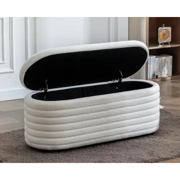 chairus Storage Bench Stylish Ottoman for Home Décor