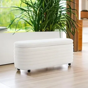 chairus Storage Bench Stylish Ottoman for Home Décor