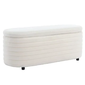 chairus Storage Bench Stylish Ottoman for Home Décor