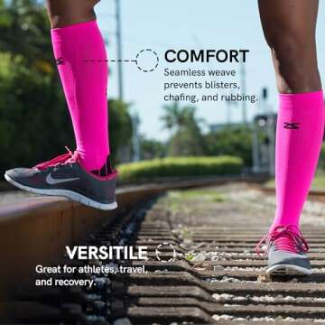 Zensah Compression Socks for Running and Travel