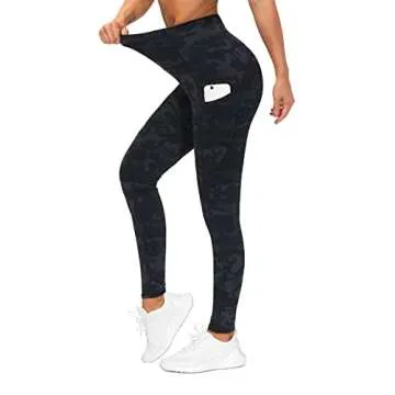Stylish High Waist Yoga Leggings with Pockets for Women