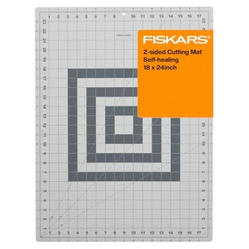 Fiskars Self Healing Cutting Mat for Quilting, Arts and Crafts, 18” x 24"