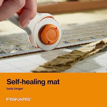 Fiskars 18” x 24” Self Healing Cutting Mat for Crafting