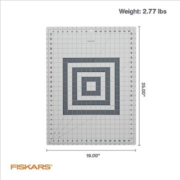 Fiskars 18” x 24” Self Healing Cutting Mat for Crafting