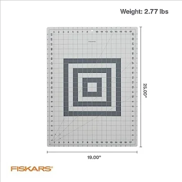 Fiskars 18” x 24” Self Healing Cutting Mat for Crafting