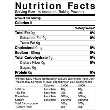 Medley Hills Double Acting Baking Powder - 2.5 lbs